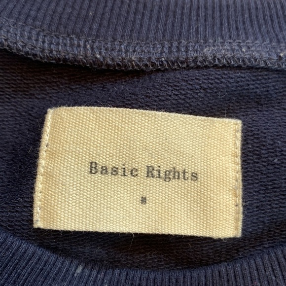 Basic Rights Mens Short Sleeve Navy Tee sz M - Picture 7 of 9